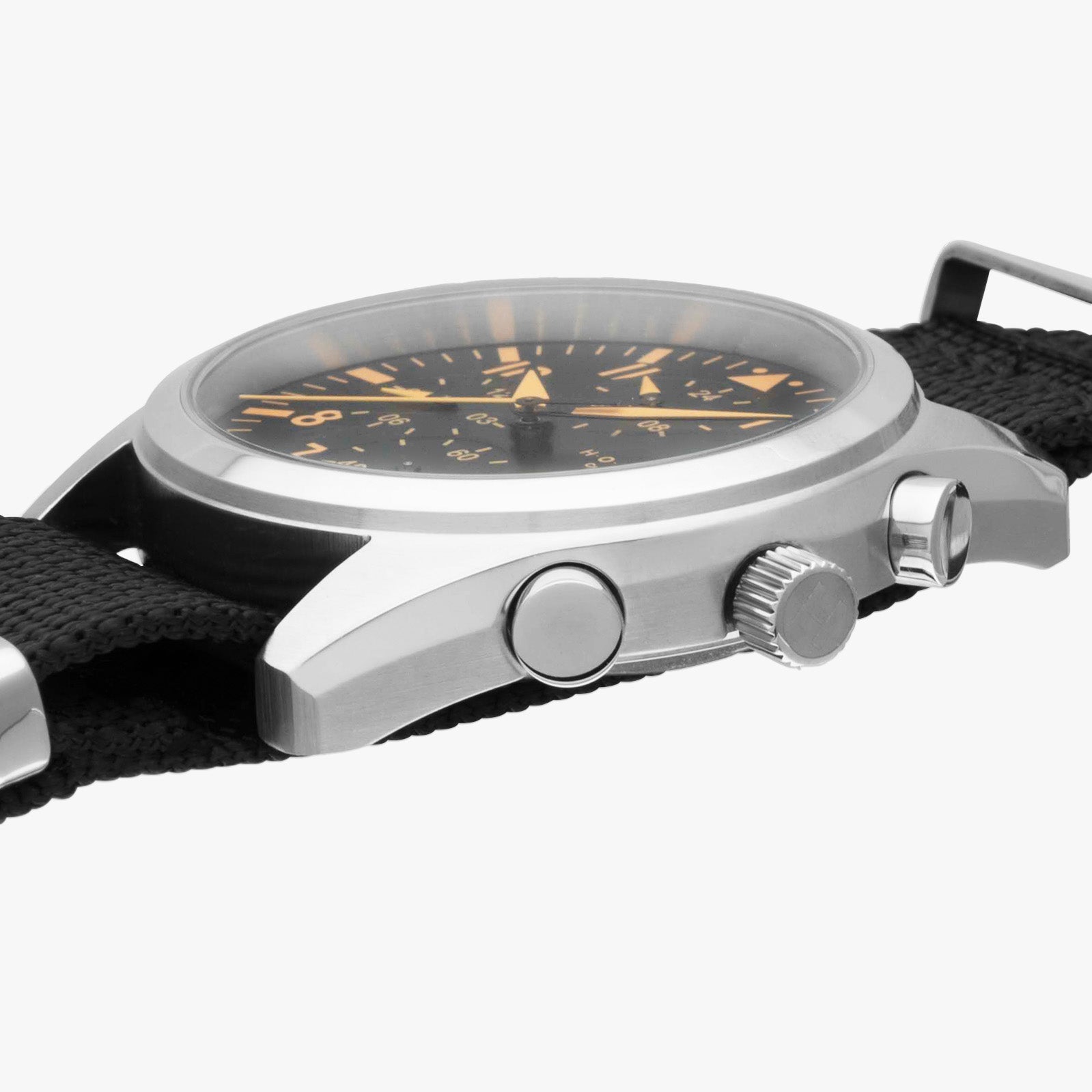 #black strap on a white background