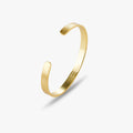 City bracelet brushed 6mm gold