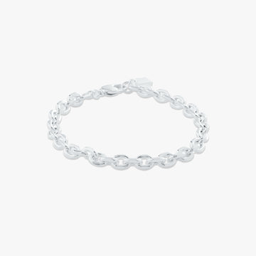 City bracelet 6mm silver