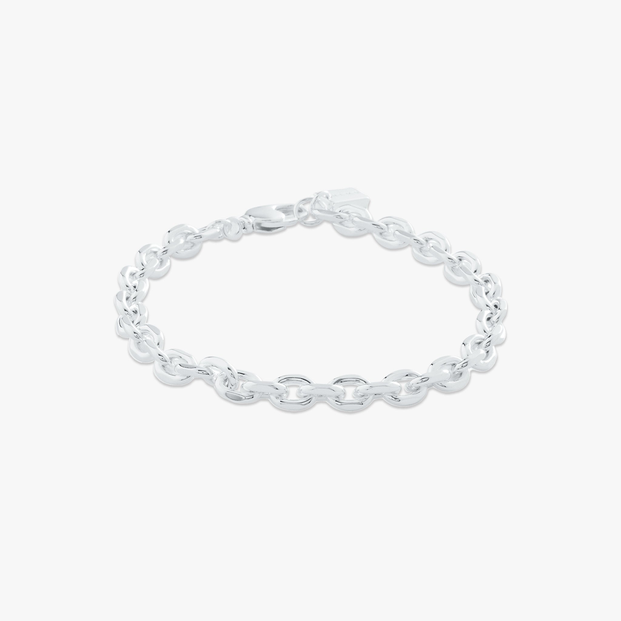 City bracelet 6mm silver