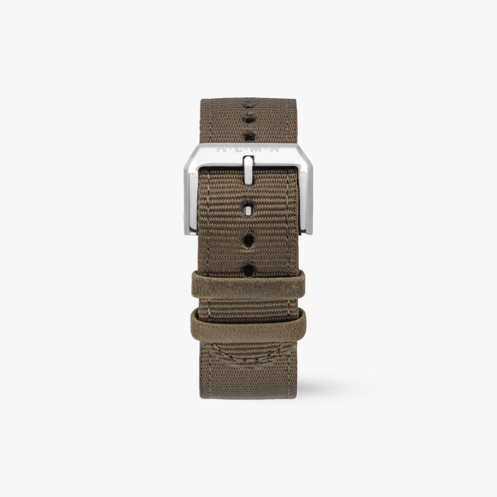 Brown mesh 2-piece strap with HOLMEN logo