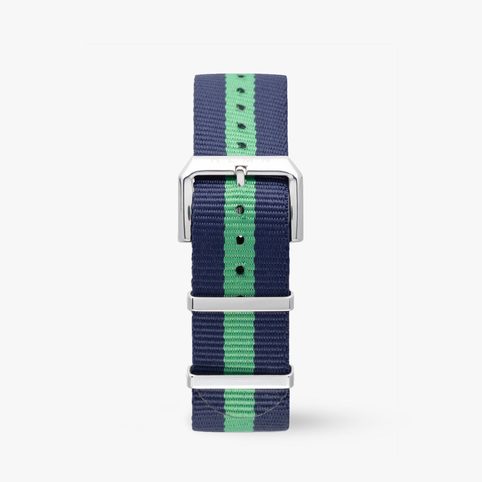 Navy/Green mesh Nato strap with HOLMEN logo