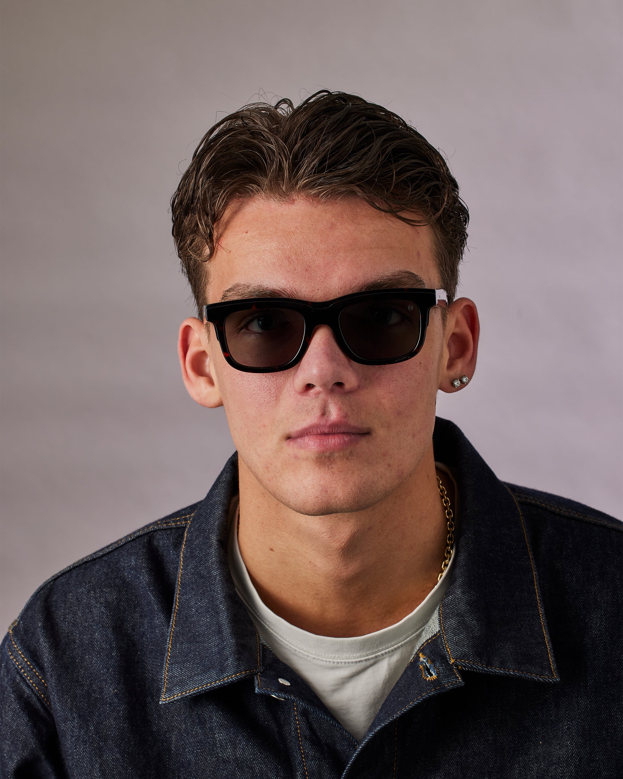 Adventurer brown structured sunglasses
