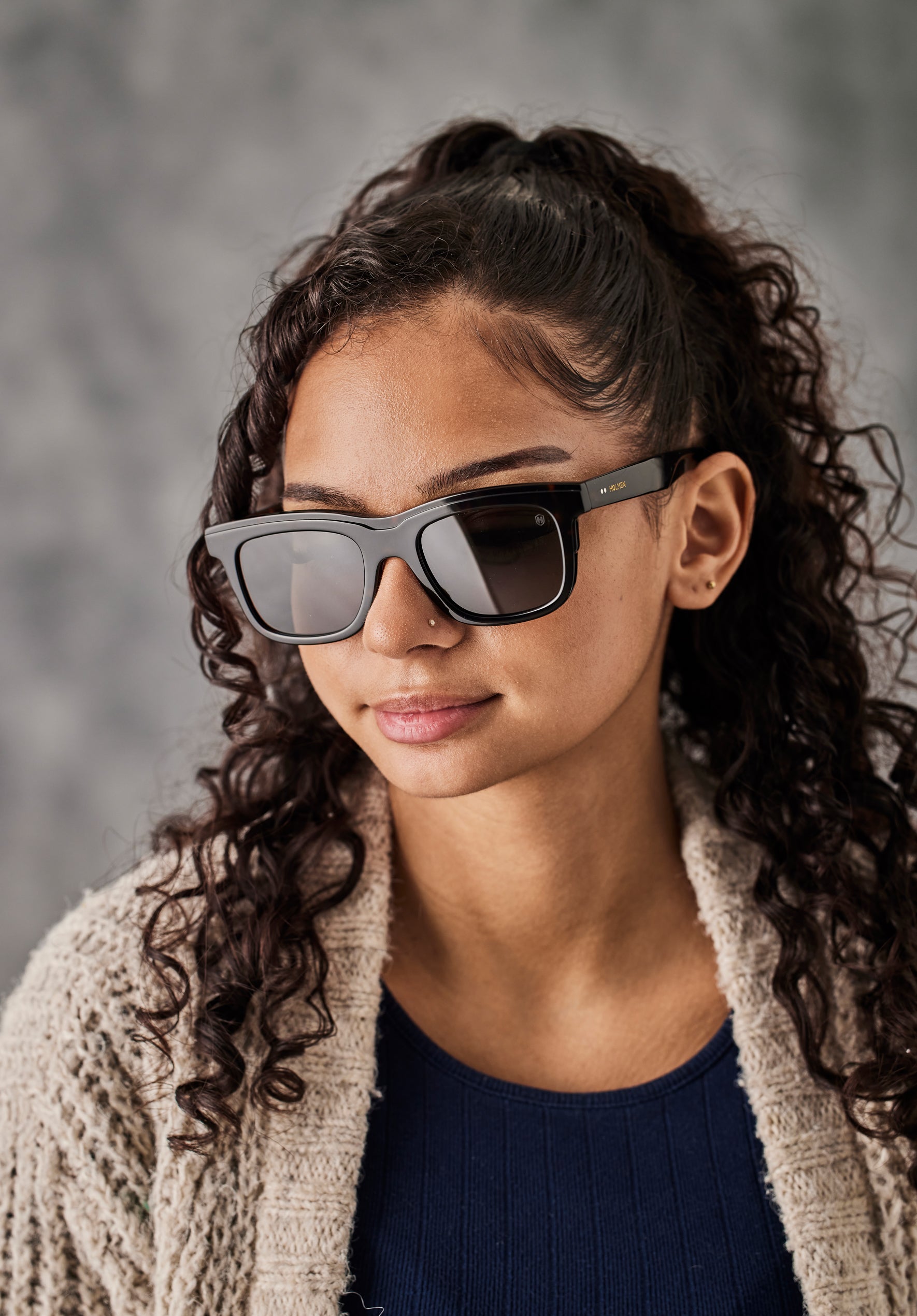 Adventurer brown structured sunglasses