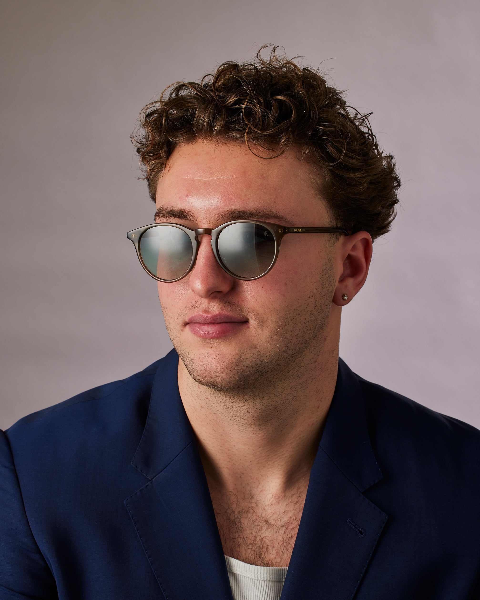 City crystal bottle green sunglasses