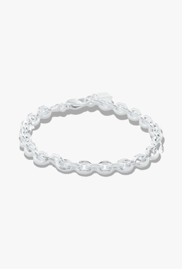 City bracelet 6mm silver