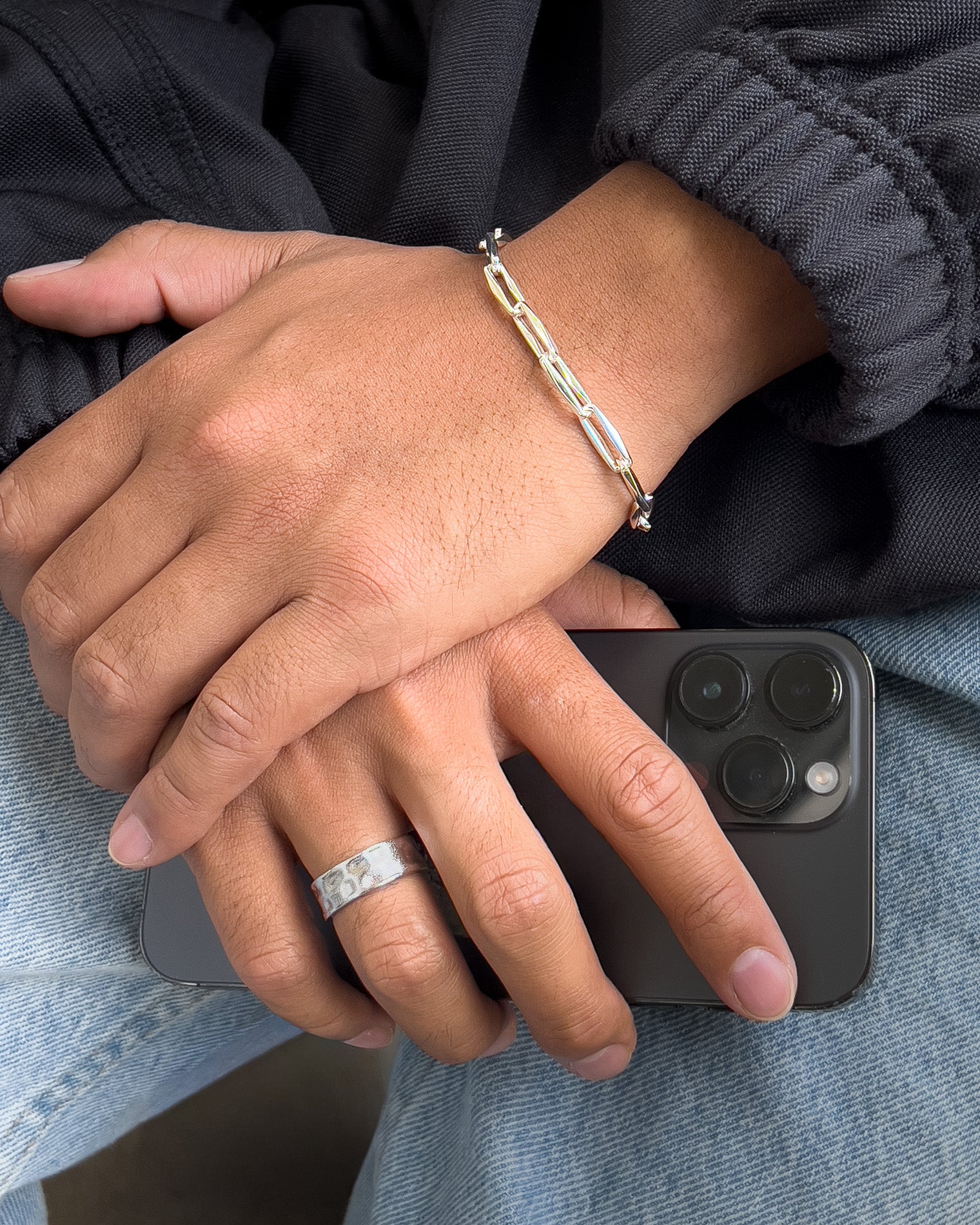 Øbro bracelet 6mm silver